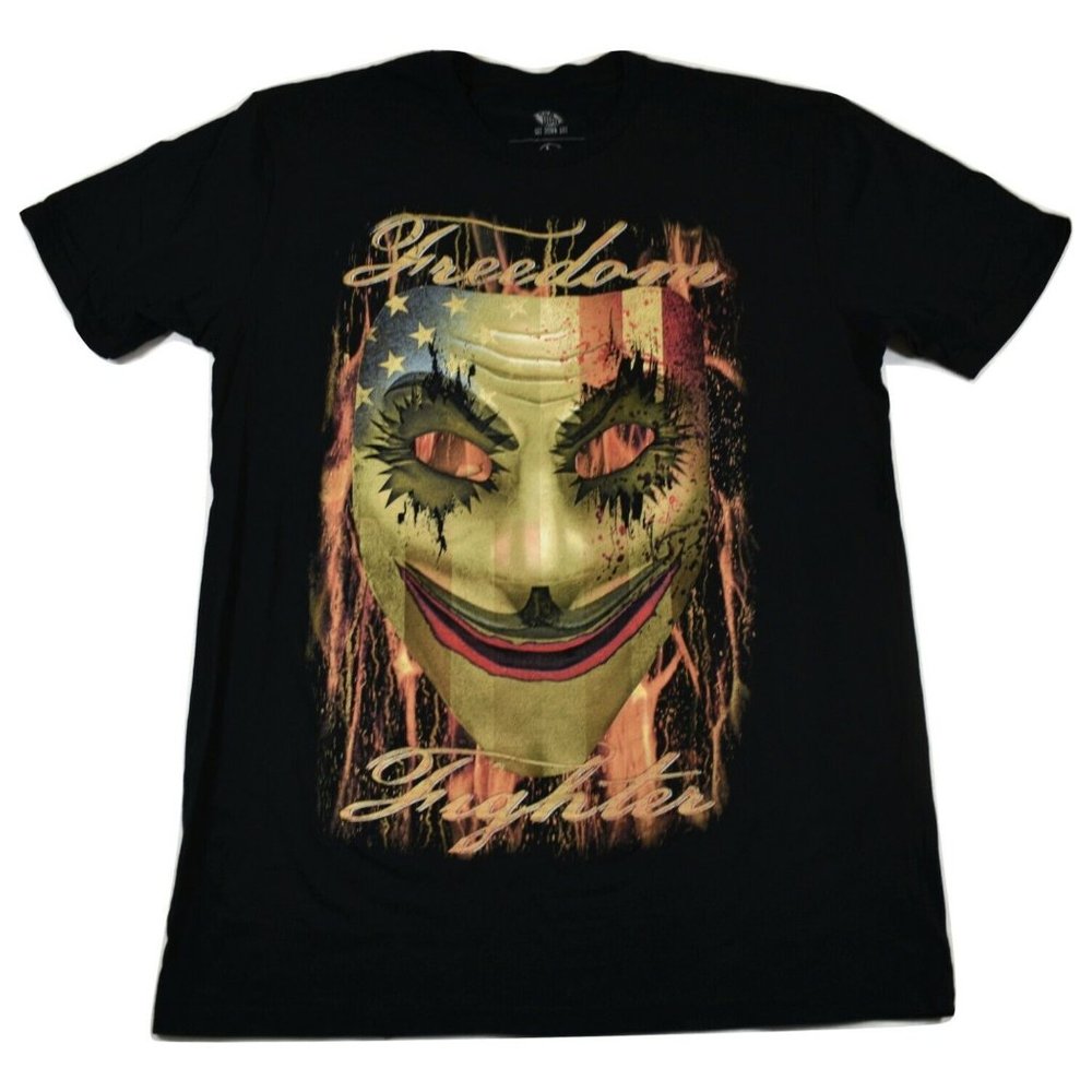 Get Down Art Mens Freedom Fighter By Daveed Benito Shirt New